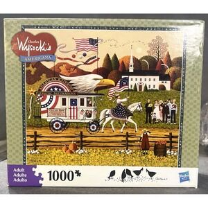 NEW Charles Wysockis Americana 1000 PC Jigsaw Puzzle 'SO PROUDLY WE HAIL' (2404)